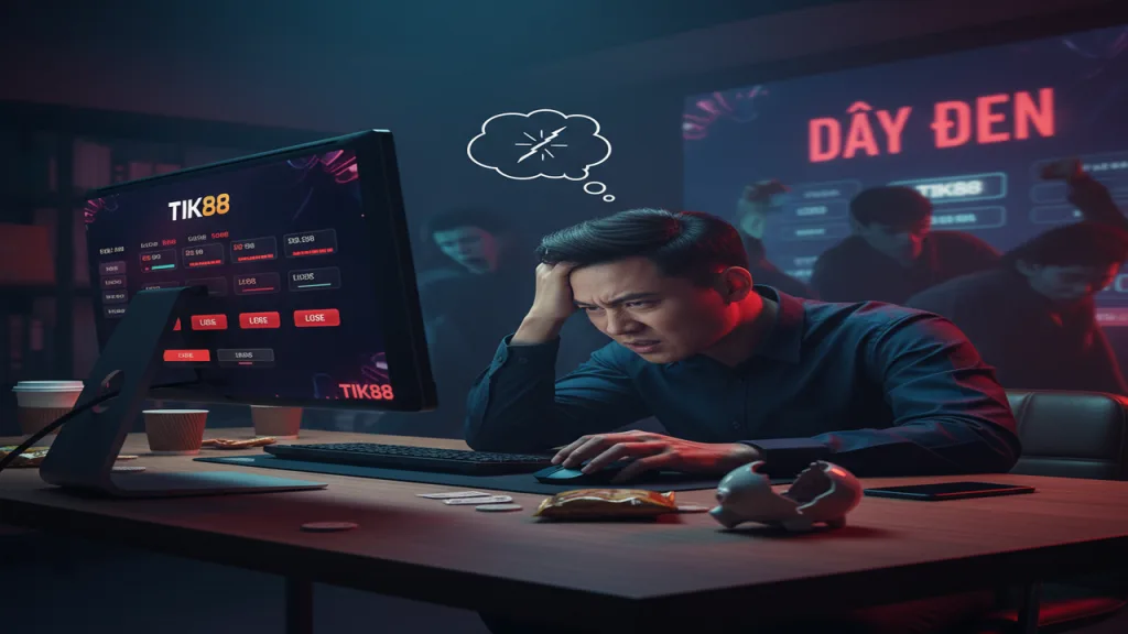 Làm gì khi gặp dây đen? Cách cắt chuỗi thua Tik88