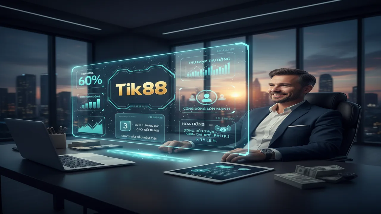 Chính sách đại lý: Kiếm tiền tỷ Tik88