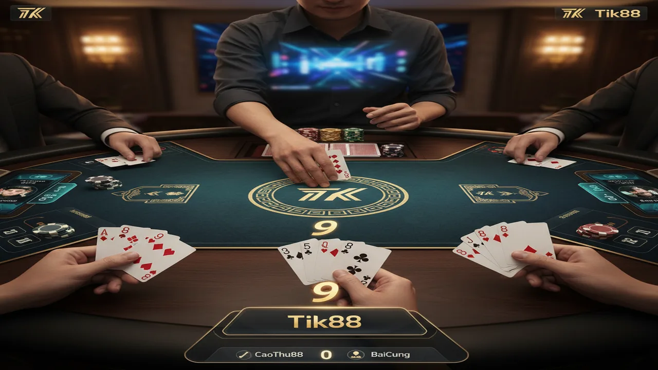 Cách chơi bài 3 cây (Bài cào) thắng nhanh Tik88