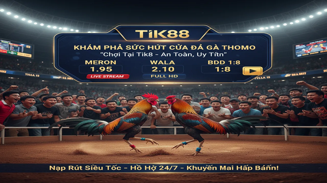 Hướng dẫn chơi Đá gà Thomo trực tiếp Tik88