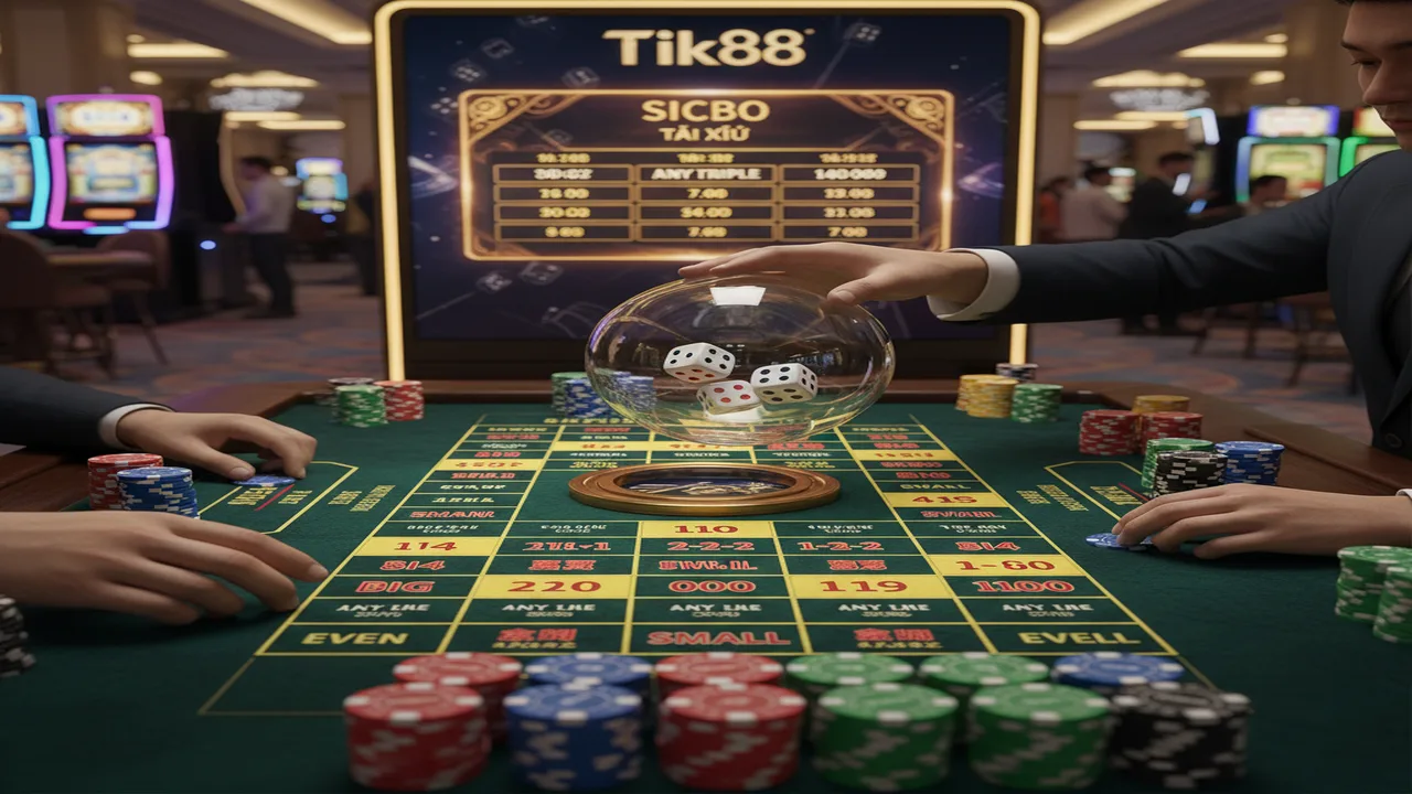 Hướng dẫn chơi Sicbo (Tài Xỉu sòng bài) chi tiết Tik88