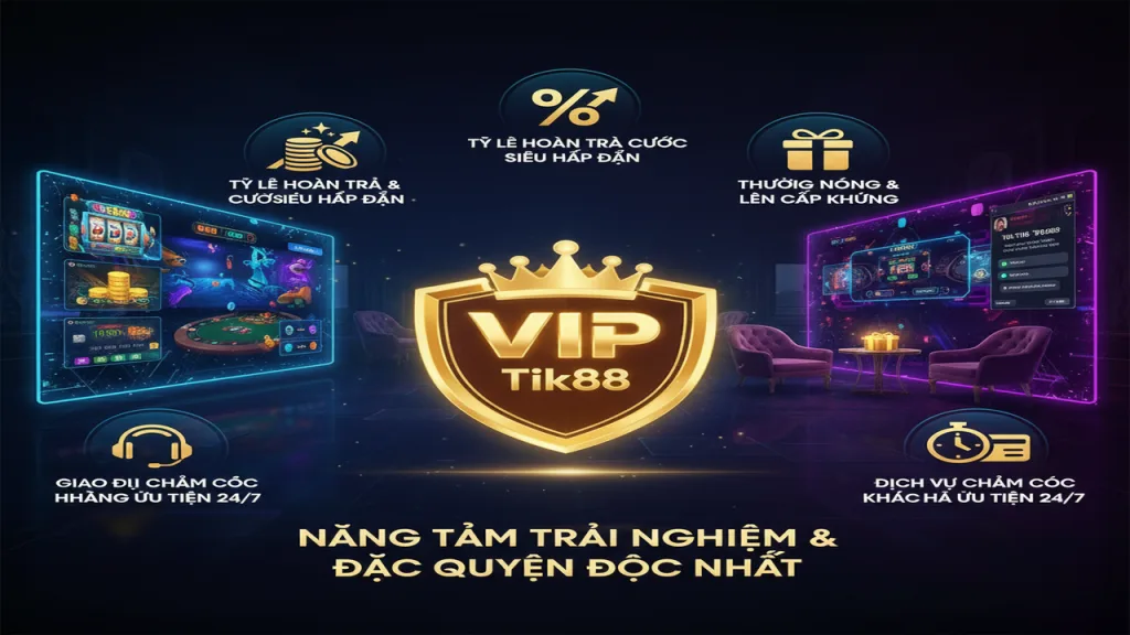 Đặc quyền của thành viên VIP Tik88