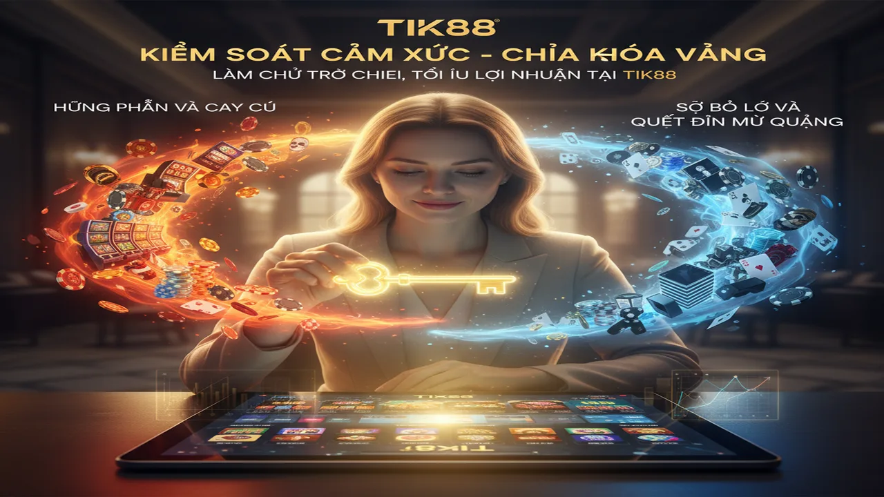 Nghệ thuật kiểm soát cảm xúc khi chơi Casino Tik88