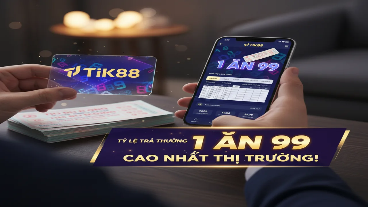 Hướng dẫn chơi Lô đề trực tuyến 1 ăn 99 Tik88