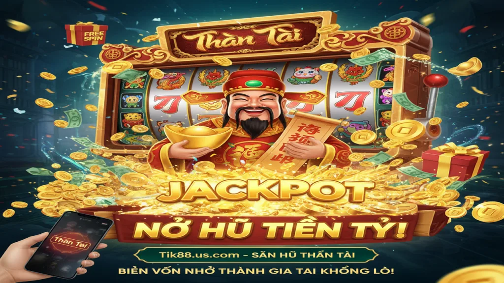 Bí quyết săn hũ Thần Tài: Nổ hũ tiền tỷ vốn nhỏ Tik88