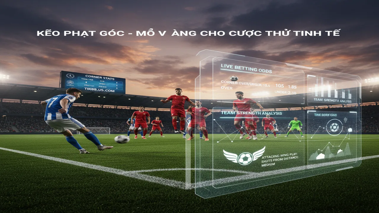 Cách soi kèo phạt góc (Corner) hiệu quả nhất Tik88