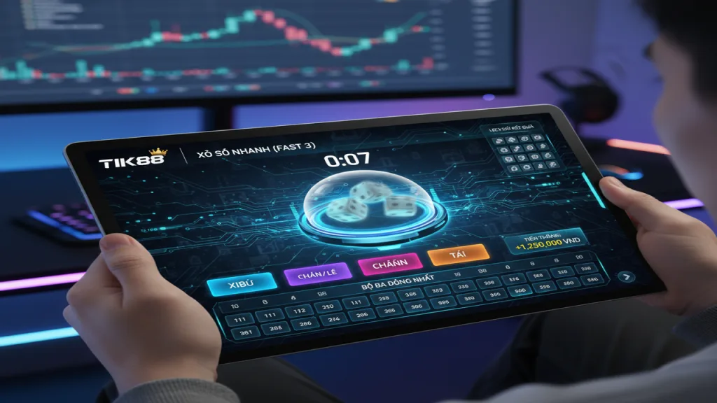 Hướng dẫn chơi Xổ số nhanh (Fast 3) Tik88